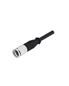 Female connector axial • A-coded • single ended • M12x1 • 5- pos. • 10 m • AWG24 • TPU UL • Shielded
