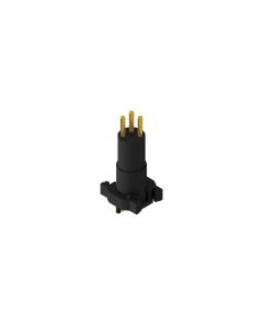 Einbaukomponenten • Isolierkörper • Stecker axial • M8x1 • 3-pol. • A-codiert • THR • Ungeschirmt