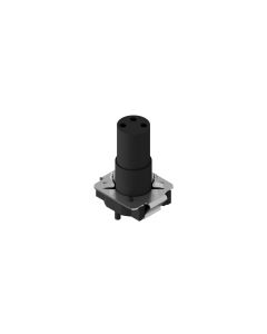 Einbaukomponenten • Isolierkörper • Kupplung axial • M8x1 • 3-pol. • A-codiert • SMT • Geschirmt