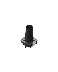 Einbaukomponenten • Isolierkörper • Kupplung axial • M8x1 • 5-pol. • B-codiert • SMT