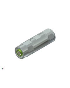 Kupplung axial • M12x1 • Crimp • Geschirmt • Kupferlegierung • D-codiert • 0,34 mm² - 1,0 mm²
