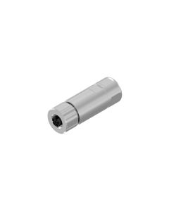 Kupplung axial • M12x1 • Schraubanschluss • 4-pol. • Ungeschirmt • Power Steckverbinder • L-codiert