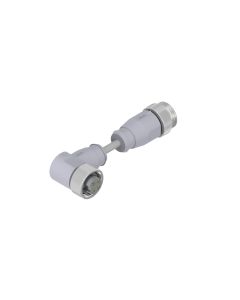 Female connector angled • Double ended • 7/8 • 4- pos. • 0,6 m • 1,5 mm² • PVC • Unshielded