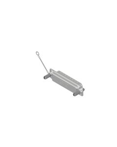 IP67 D-SUB • Protection Cap • 25-pos. • Metal/Plastic transparent