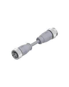 Kupplung axial • Verbindungsleitung • 7/8 • 2-pol.+PE • 0,6 m • 2,5 mm²