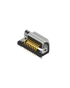 D-SUB Standard • 15-pos. • Plug • Solder pin angled .370" • Quality class 3