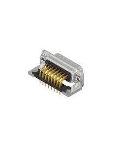 D-SUB Standard • 15-pos. • Plug • Solder pin angled .370" • Quality class 3