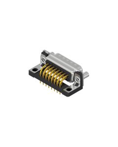 D-SUB Standard • 15-pos. • Plug • Solder pin angled .370" • Quality class 3