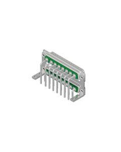 D-SUB Combination Dual Port • 8W8/8W8 • Dual Port Stift oben / Buchse unten