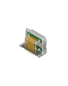 D-SUB Combination Dual Port • 17W2/17W2 • Dual port socket upper / Plug bottom • Solder pin angled