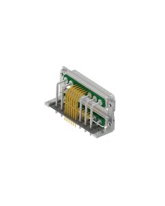 D-SUB Combination Dual Port • 17W5/17W5 • Dual Port Stift oben / Stift unten • Lötpin gewinkelt