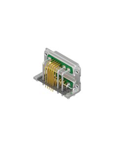 D-SUB Combination Dual Port • 13W3/13W3 • Dual port socket upper / Socket bottom • Solder pin angled