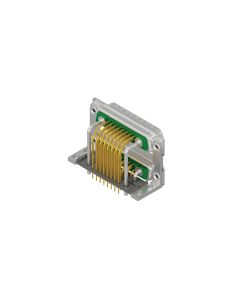 D-SUB Combination Dual Port • 17W2/17W2 • Dual Port Stift oben / Stift unten • Lötpin gewinkelt