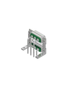 D-SUB Combination Dual Port • 3W3C/3W3C • Dual Port Stift oben / Buchse unten