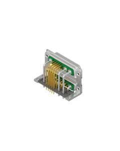 D-SUB Combination Dual Port • 13W3/13W3 • Dual port socket upper / Socket bottom • Solder pin angled