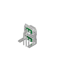 D-SUB Combination Dual Port • 2W2C/2W2C • Dual Port Stift oben / Buchse unten