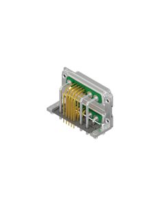 D-SUB Combination Dual Port • 13W3/13W3 • Dual port plug upper / Socket bottom • Solder pin angled
