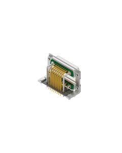 D-SUB Combination Dual Port • 17W2/17W2 • Dual port socket upper / Socket bottom • Solder pin angled