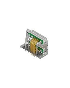 D-SUB Combination Dual Port • 13W3/13W3 • Dual Port Stift oben / Buchse unten • Lötpin gewinkelt