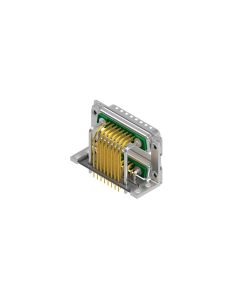D-SUB Combination Dual Port • 17W2/17W2 • Dual Port Stift oben / Buchse unten • Lötpin gewinkelt