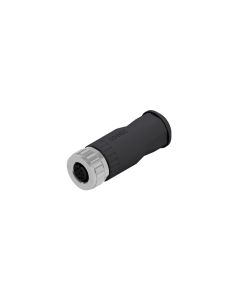 Female connector axial • M12x1 • Screw Termination • 8-pos. • Unshielded • Zinc die cast