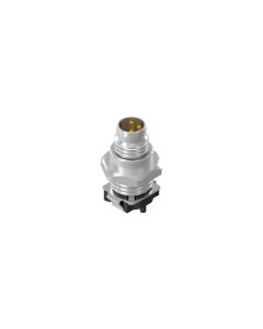 Flansch • Stecker axial • Frontmontage • M8x1 • 3-pol. • 9 mm • A-codiert • SMT • Geschirmt