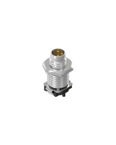 Flansch • Stecker axial • Frontmontage • M8x1 • 3-pol. • 13 mm • A-codiert • SMT • Geschirmt