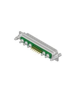 D-SUB Combination Standard • 17W5  [○○○ • ○○] • Stift • Lötpin gerade • 50 Ohm • Crimp / Crimp abgewinkelt