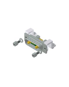 Micro TCA D-SUB • 7W2  [○ • ○] • Plug • Solder pin angled • Micro TCA