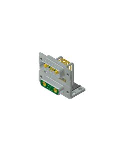 D-SUB Combination Dual Port • 7W2/7W2 • Dual Port Stift oben / Buchse unten • Lötpin gewinkelt