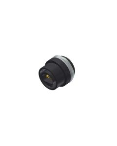 IP67 Power Bayonet, Panel mounted receptacle, 2-pos., , Plug,