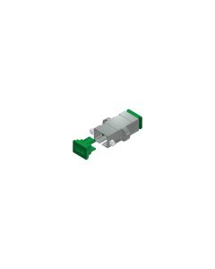 Fiber Optic Adapter, APC 8° = Single Mode, SC Simplex,