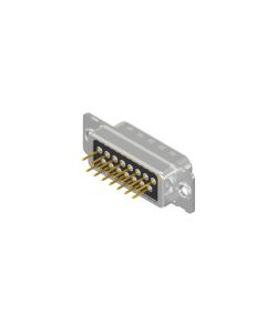 Filter D-SUB • 15 pos [13 + 2PM] • Plug • 370 pF • Solder pin straight