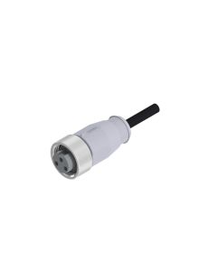 Female connector axial • single ended • 7/8 • 2-pos.+PE • 2 m • 0,75 mm² • TPU halogeenfree high flexible • Unshielded