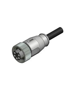 Female connector axial • single ended • 7/8 • 4-pos.+PE • 5 m • 2,5 mm²