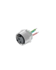 Sockets • Female connector axial • Front panel mounting • 7/8 • Wire • AWG18 • Unshielded  PG13,5