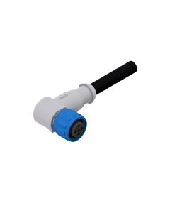 Female connector angled • single ended • M12x1 • 4- pos. • 2 m • 0,75 mm²