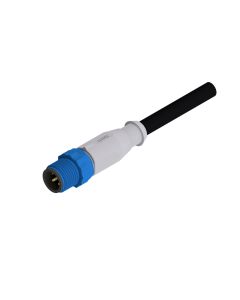 Male connector axial • single ended • M12x1 • 4- pos. • 2 m • 0,75 mm²