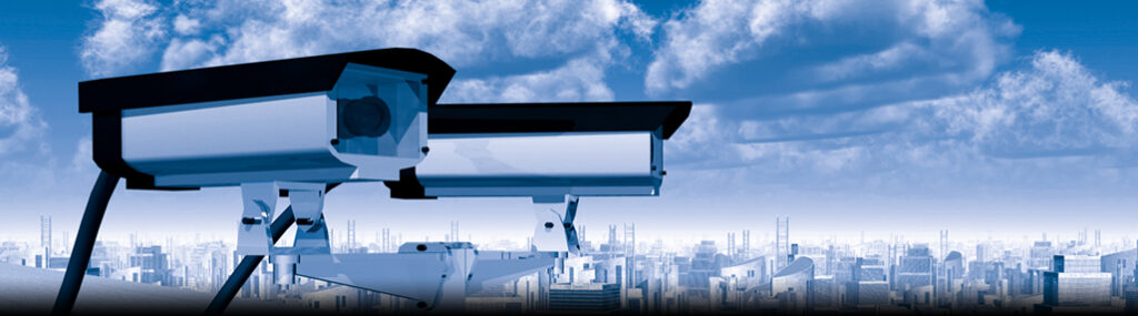 Kamera Überwachungssystem im öffentlichen Raum
