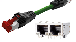 RJ45 Steckverbinder umspritzt