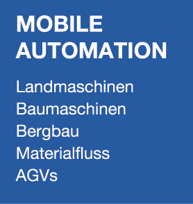 Mobile Automation Landmaschinen Baumaschinen Bergbau Materialfluss AGVs