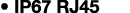 • IP67 RJ45