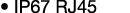 • IP67 RJ45