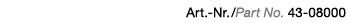 Art. Nr. /Part No. 43 08000