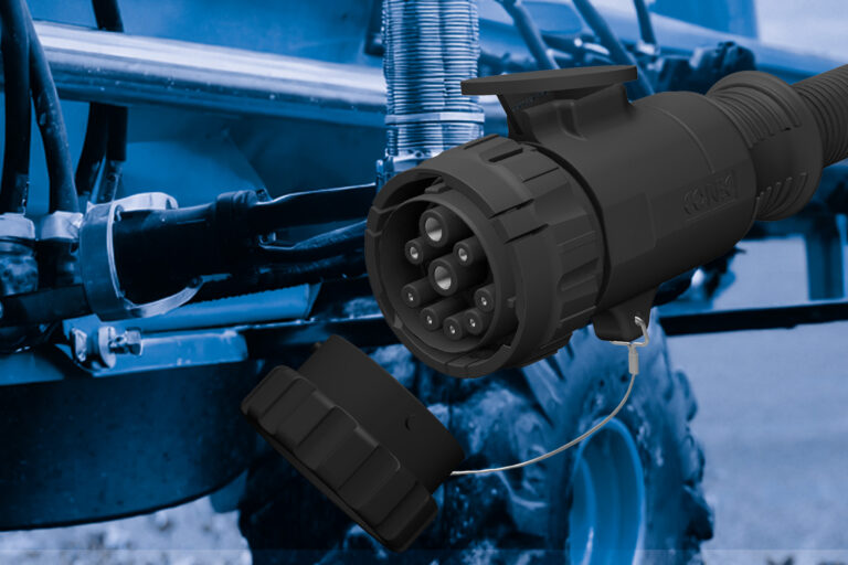 CONEC ISOBUS connectors overmoulded