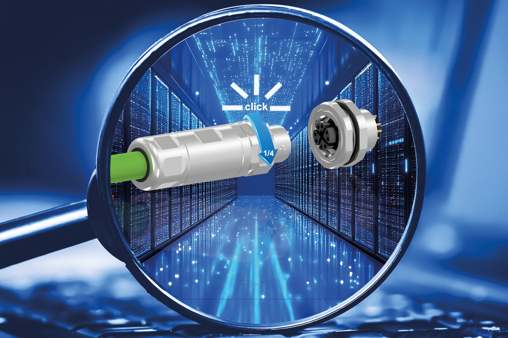 M12 Bajonett 10 Gbit/s