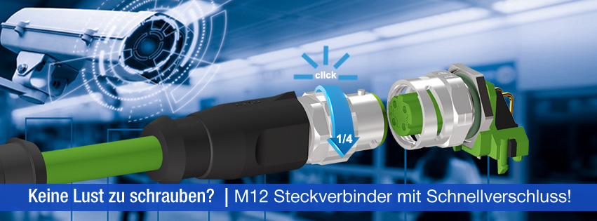 Serie M12 mit Bajonett Schnelleverriegelung